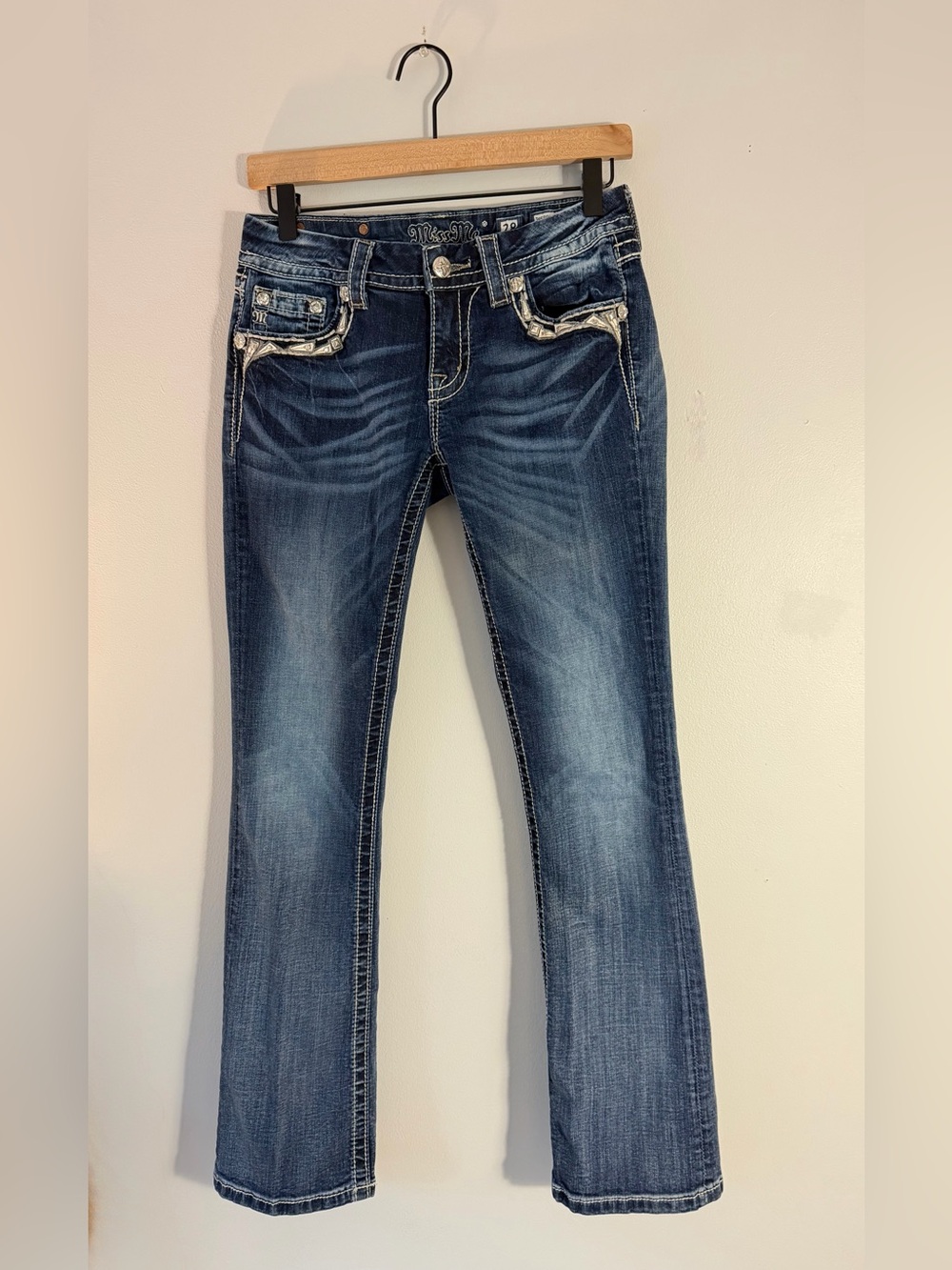 Miss Me vintage low rise slim boot jeans